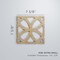 Ekena Millwork Extra Small Daventry Decorative Fretwork Wood Wall Panels, Cherry, 7 3/8"W x 7 3/8"H x 3/8"T WALW08X08X0375DVNCH - alternate 4